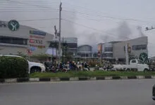 The Park Mall Kendari Terbakar