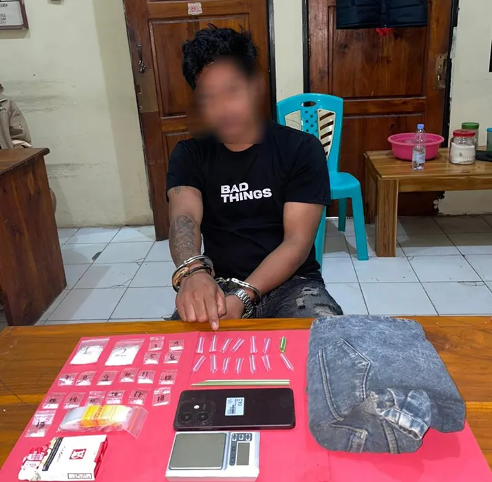 Seorang Pemuda di Bombana Diringkus Polisi karena Edarkan Sabu-Sabu