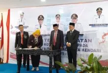 Wagub Sultra Minta Wali Kota Kendari Tingkatkan Sinergitas Antar Pemerintah