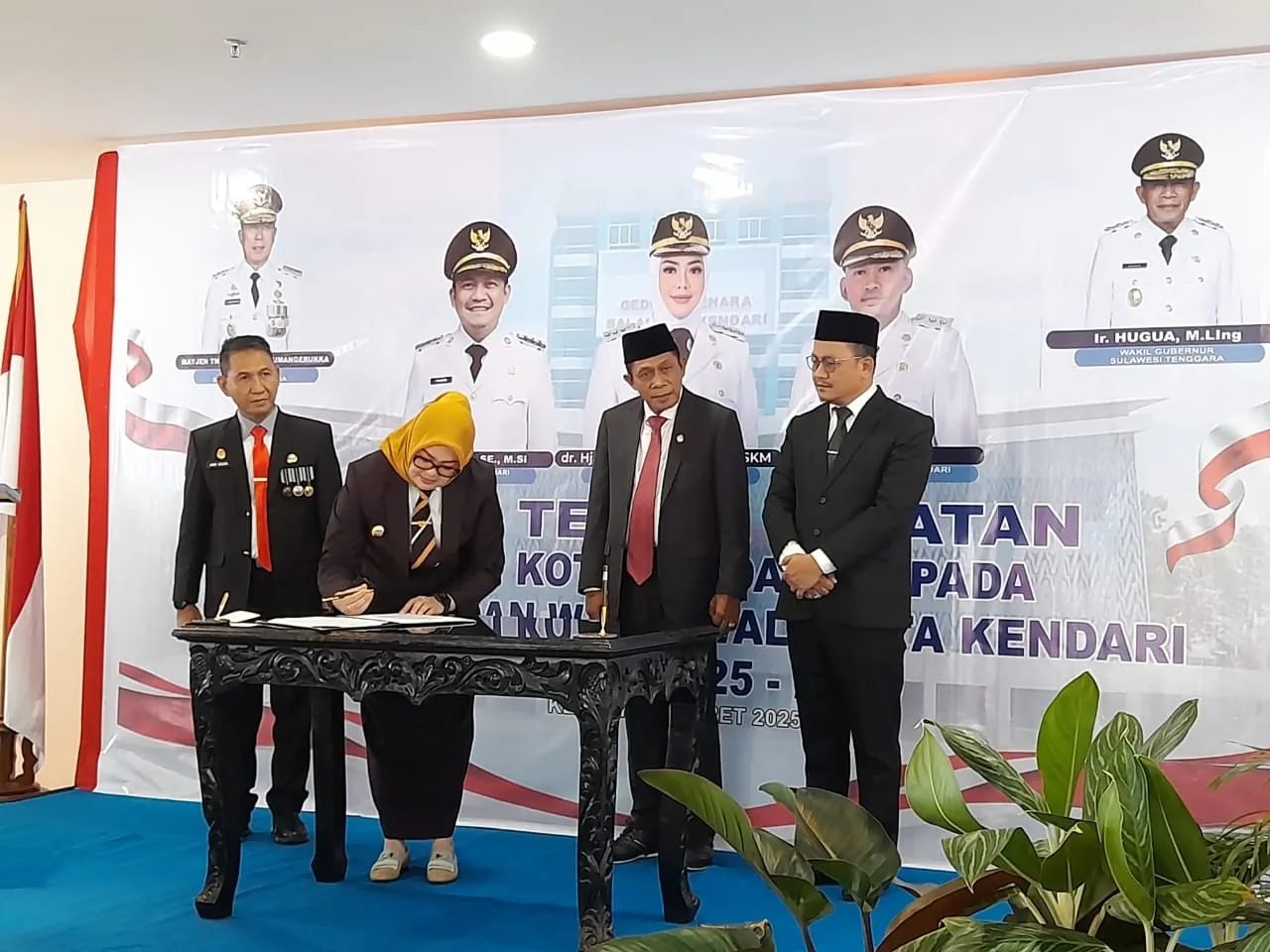 Wagub Sultra Minta Wali Kota Kendari Tingkatkan Sinergitas Antar Pemerintah