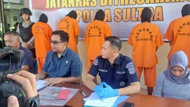 Jatantras Polda Sultra Ungkap Sindikat Curanmor, Pelaku Jual Motor Curian Rp3,5 Juta Per Unit