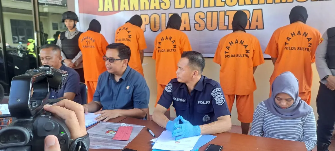 Jatantras Polda Sultra Ungkap Sindikat Curanmor, Pelaku Jual Motor Curian Rp3,5 Juta Per Unit