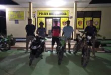 Tiga Unit Motor Curian di Kolaka Berhasil Diamankan Polisi, Dua Pelaku Kabur