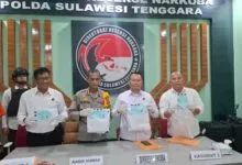 Bongkar Jaringan Narkoba, Polda Sultra Amankan Dua Tersangka dan 1,2 Kilogram Sabu-Sabu