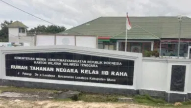 Rutan kelas IIB Raha. Foto: istimewa