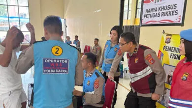 Pemeriksaan Kesehatan Tahap I Casis Bintara, Biro SDM Polda Sultra Berlakukan Sistem Coding Barcode