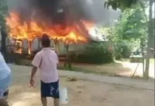 Akibat Korlseting Listrik, Satu Rumah Kontrakan di Raha Ludes Terbakar