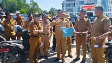 Gelar Apel Pemeriksaan, Wabup Konsel Temukan Sejumlah Kendaraan Dinas belum Bayar Pajak