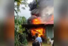 Ditinggal ke Majelis Taklim, Satu Unit Rumah Warga di Bangkali Muna Ludes Terbakar
