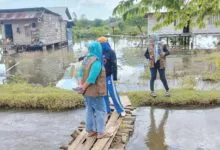 Diguyur Hujan Dua Hari, Sawah dan Ratusan Rumah di Muna Barat Terendam Banjir
