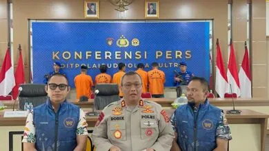 Tangkap Ikan Pakai Peledak, Ditpolairud Polda Sultra Tangkap Lima Nelayan