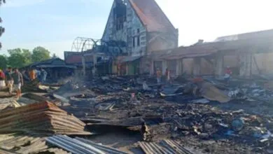 Keterbatasan Anggaran Jadi Kendala Pembangunan Pasar Tongkuno Muna Pasca Kebakaran