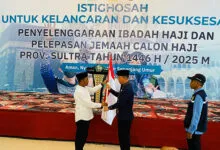Gubernur Resmi Lepas 2.018 Calon Jemaah Haji Sultra
