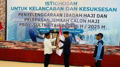 Gubernur Resmi Lepas 2.018 Calon Jemaah Haji Sultra