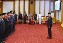 Deretan Kepala OPD Dilantik oleh Gubernur Sultra ASR