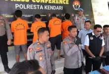 Polresta Kendari Ungkap Peredaran Sabu-Sabu 600 Gram, Empat Pelaku Diamankan