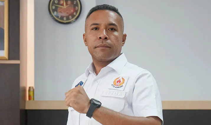 Ketua KONI Kota Kondari, La Ode Muhamad Rajab Jinik. Foto: istimew