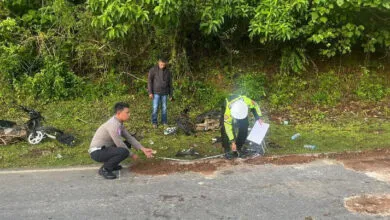 Tabrakan Motor di Muna Barat, Satu Orang Tewas
