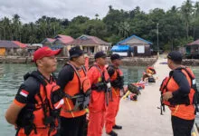 Basarnas Kendari Upayakan Pencarian Kakek 77 Tahun yang Hilang di Perairan Wawonii