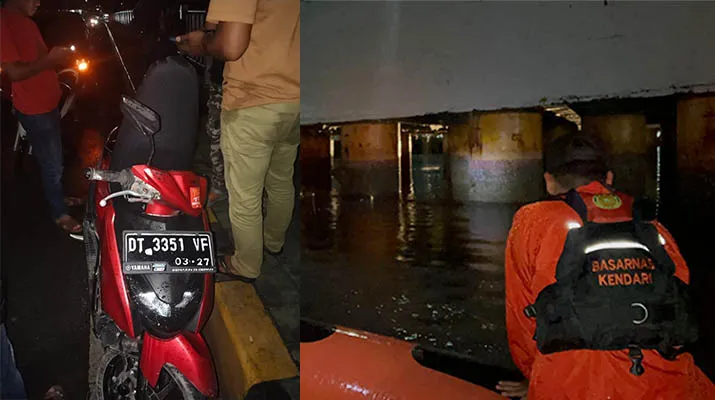 Breaking News: Diduga Seseorang Melompat di Jembatan Teluk Kendari