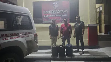 Polres Konsel Periksa Supir Ambulance Puskesmas Laonti