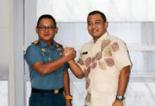 Wujudkan Kendari Bebas Narkoba, Kepala BNN Audiensi dengan Danlanal TNI AL