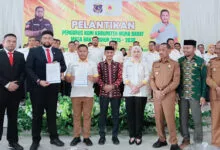 Pengurus KONI Muna Barat Resmi Dikukuhkan