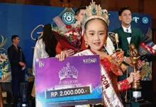 Aurellia, Model Cilik yang Harumkan Nama Sultra di Pentas Pesona Batik Nusantara 2025