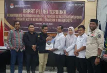Pleno PDPB KPU Kendari: 2.519 Pemilih Baru Tercatat pada Triwulan II 2025