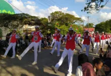 Meriahnya Lomba Gerak Jalan Indah Tingkat SMA di Muna, Marching Band hingga Siswa SLB Turut Berpartisipasi