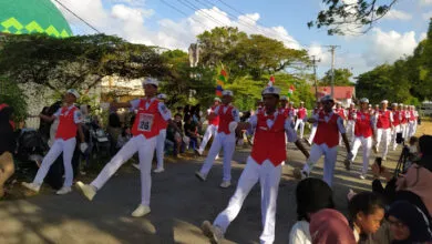 Meriahnya Lomba Gerak Jalan Indah Tingkat SMA di Muna, Marching Band hingga Siswa SLB Turut Berpartisipasi