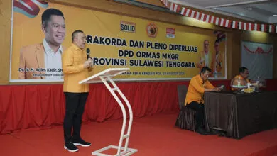 Ormas MKGR Sultra Bulat Dukung Adies Kadir di Mubes X