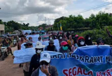 Masyarakat dari Enam Desa di Lingkar Tambang Gelar Aksi Dukungan Terhadap Hadirnya PT Win