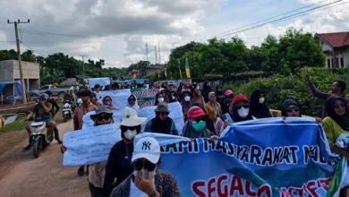 Masyarakat dari Enam Desa di Lingkar Tambang Gelar Aksi Dukungan Terhadap Hadirnya PT Win