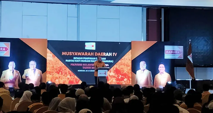 Musda IV Hanura Sultra, DPP Harap Partai Bisa Berkontribusi bagi Pembangunan Daerah
