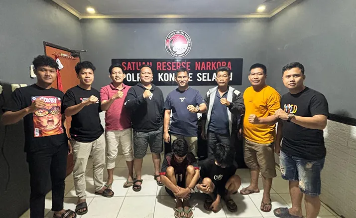 Diduga Edarkan Narkoba, Dua Pelajar di Konsel Diringkus Polisi