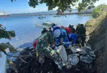 Pertamina dan Ratusan Relawan Bersih-bersih Pantai di Parapare, 8 Ton Sampah Berhasil Diangkut