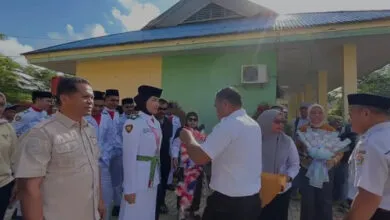 Momen Alika, Paskibraka Nasional Asal Muna Barat Disambut Meriah Pihak Sekolah