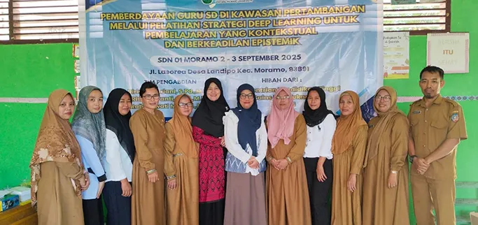 PkM BIMA Universitas Muhammadiyah Kendari Sasar Guru SDN 1 Moramo