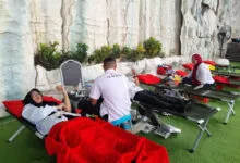 Cafe Langit Hotel Qubah 9 Kendari Kembali Dibuka, Diawali dengan Donor Darah