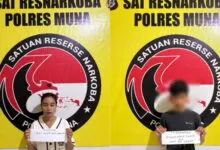 Dua Warga Muna Diringkus Polisi karena Miliki Sabu, Ngaku Dapat Barang Haram Dari Tahanan Lapas Baubau