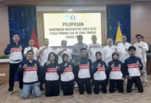 PlT Rektor UHO Lepas Kontingen Pomnas ke-19 Jateng 2025, Berharap Atlet Beri Kejutan