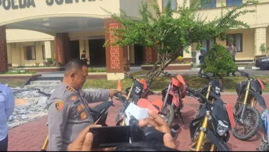 Bereaksi di 50 TKP, Jatanras Polda Sultra Ciduk Pelaku Spesialis Pencurian Motor Honda CRF