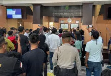 Konstatering Objek Sengketa Tapak Kuda Ditunda, Kopperson Geruduk PN Kendari
