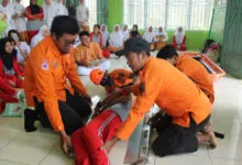 Pertamina Sulawesi Edukasi Sejak Dini Siswa SMA 8 Mandai Soal Siaga Bencana