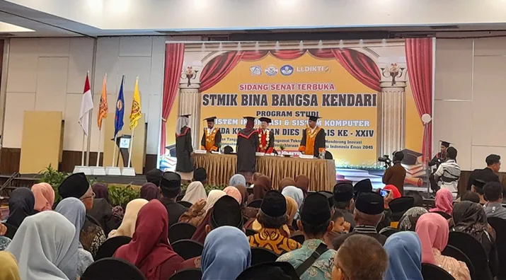 Kukuhkan 275 Wisudawan, STMIK Bina Bangsa Kendari Komitmen Cetak SDM Unggul di Bidang IT