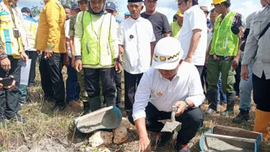 Saluran Irigasi di Desa Kasimpa Jaya Direhabilitasi, Bupati Muna Barat Harap Dapat Tingkatkan Ekonomi Petani