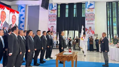 Lantik Pengurus KONI, Marciano Norman Ingin Sultra Kembali Torehkan Prestasi