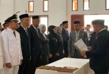 205 Pejabat Eselon III dan IV Muna Barat Dilantik