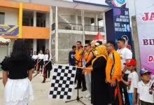 Diikuti Ribuan peserta, STMIK Bina Bangsa Kendari Perkuat Silaturahmi Lewat Jalan Santai Dies Natalis ke-24